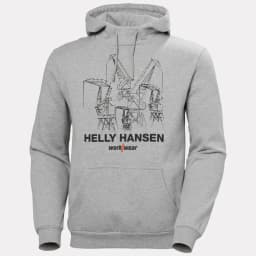 MANCHESTER GRAPHIC HOODIE — 970 LIGHT GREY MELANGE 1