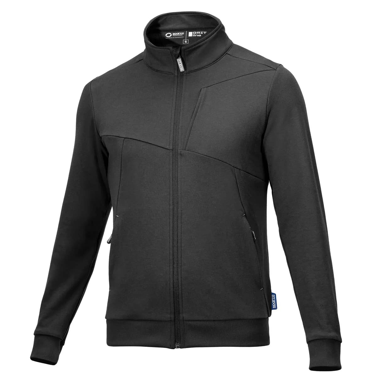 GRIT SWEATSHIRT FULL ZIP PLATA