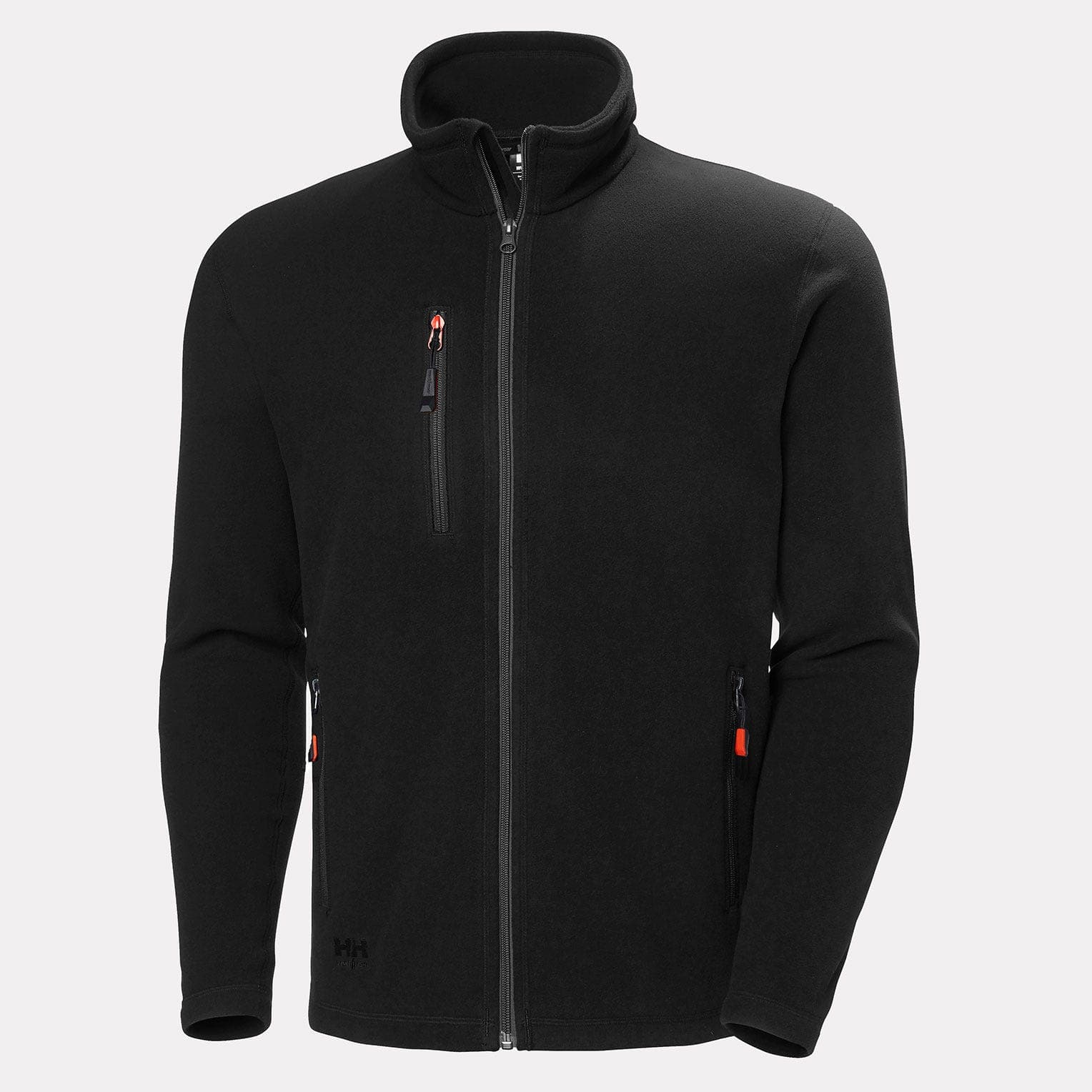 OXFORD FLEECE JACKET — BLACK