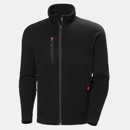 OXFORD FLEECE JACKET — BLACK 3