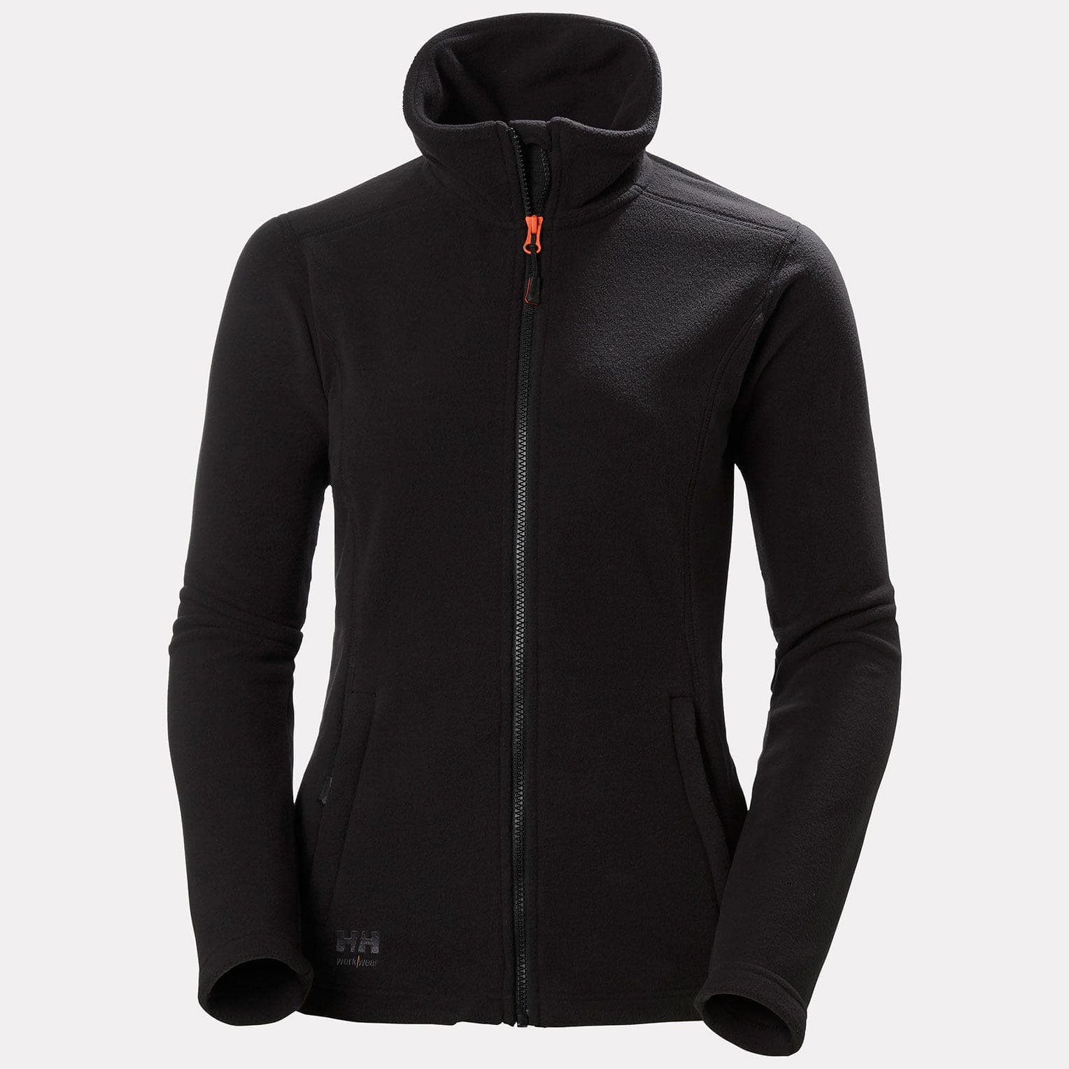 W OXFORD FLEECE JACKET — BLACK