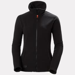 W OXFORD FLEECE JACKET — BLACK 3