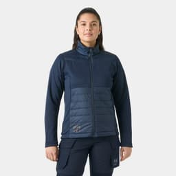 Oxford Hybrid Insulated Jacket (Donna) — Navy 3