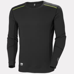 FYRE BASELAYER CREWNECK — EBONY 3