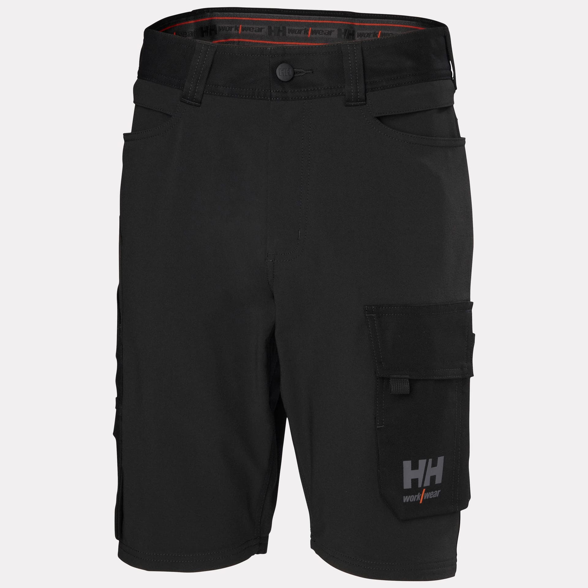 W OXFORD 4X CNCT SHORTS — BLACK