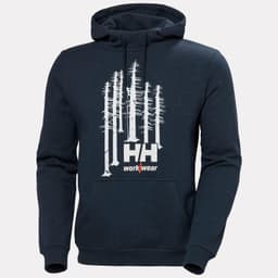 MANCHESTER GRAPHIC HOODIE — 590 NAVY MELANGE 3