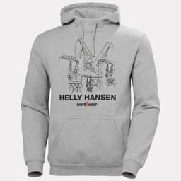 MANCHESTER GRAPHIC HOODIE — 970 LIGHT GREY MELANGE 3