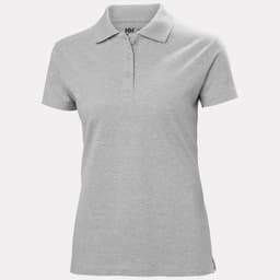 W CLASSIC POLO — 930 GREY MELANGE 3