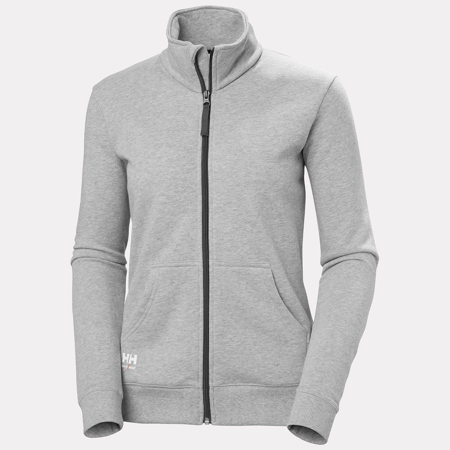 W CLASSIC ZIP SWEATSHIRT — 930 GREY MELANGE