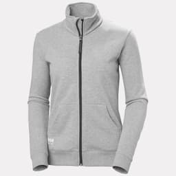W CLASSIC ZIP SWEATSHIRT — 930 GREY MELANGE 3