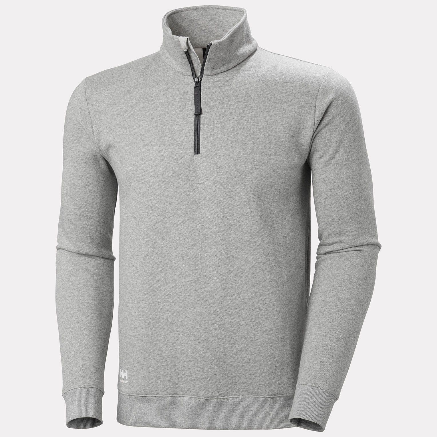 CLASSIC HALF ZIP SWEATSHIRT — 930 GREY MELANGE