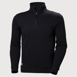 CLASSIC 2.0 HALF ZIP SWEAT — BLACK 2