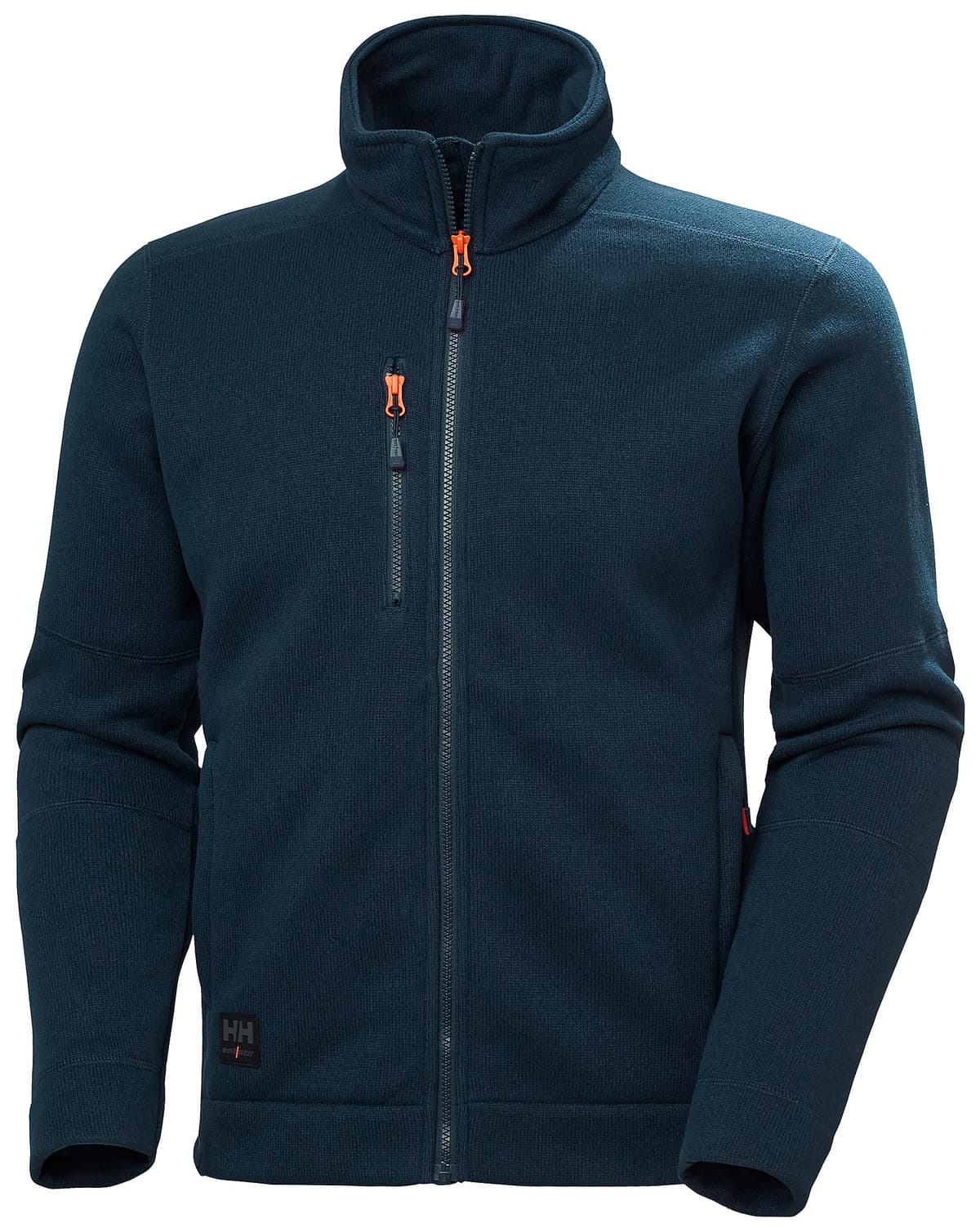 KENSINGTON KNIT FLEECE JACKET — NAVY