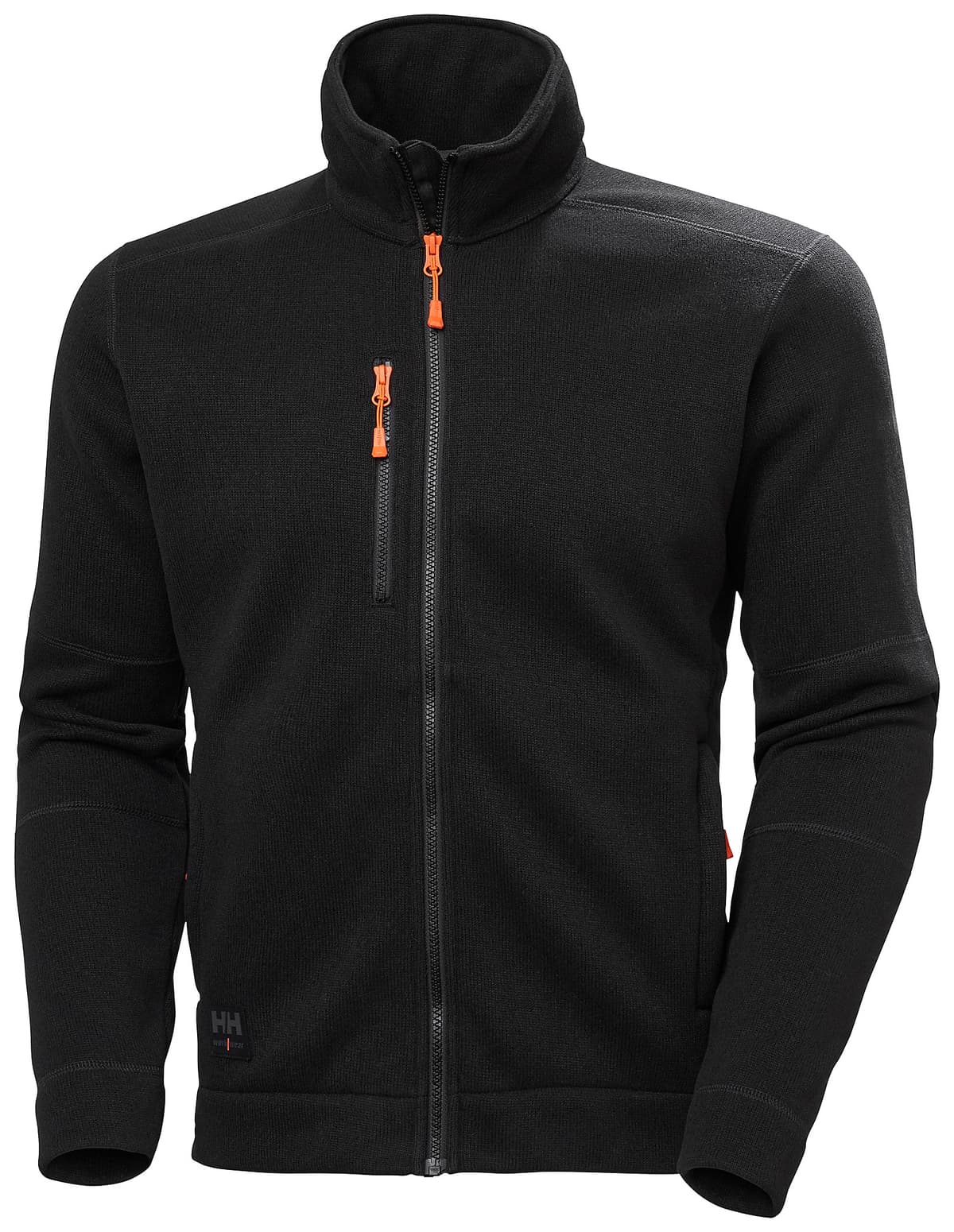 KENSINGTON KNIT FLEECE JACKET — BLACK