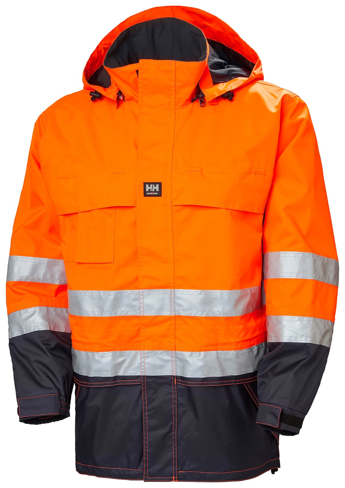 POTSDAM JACKET — 265 HV ORANGE/NAVY