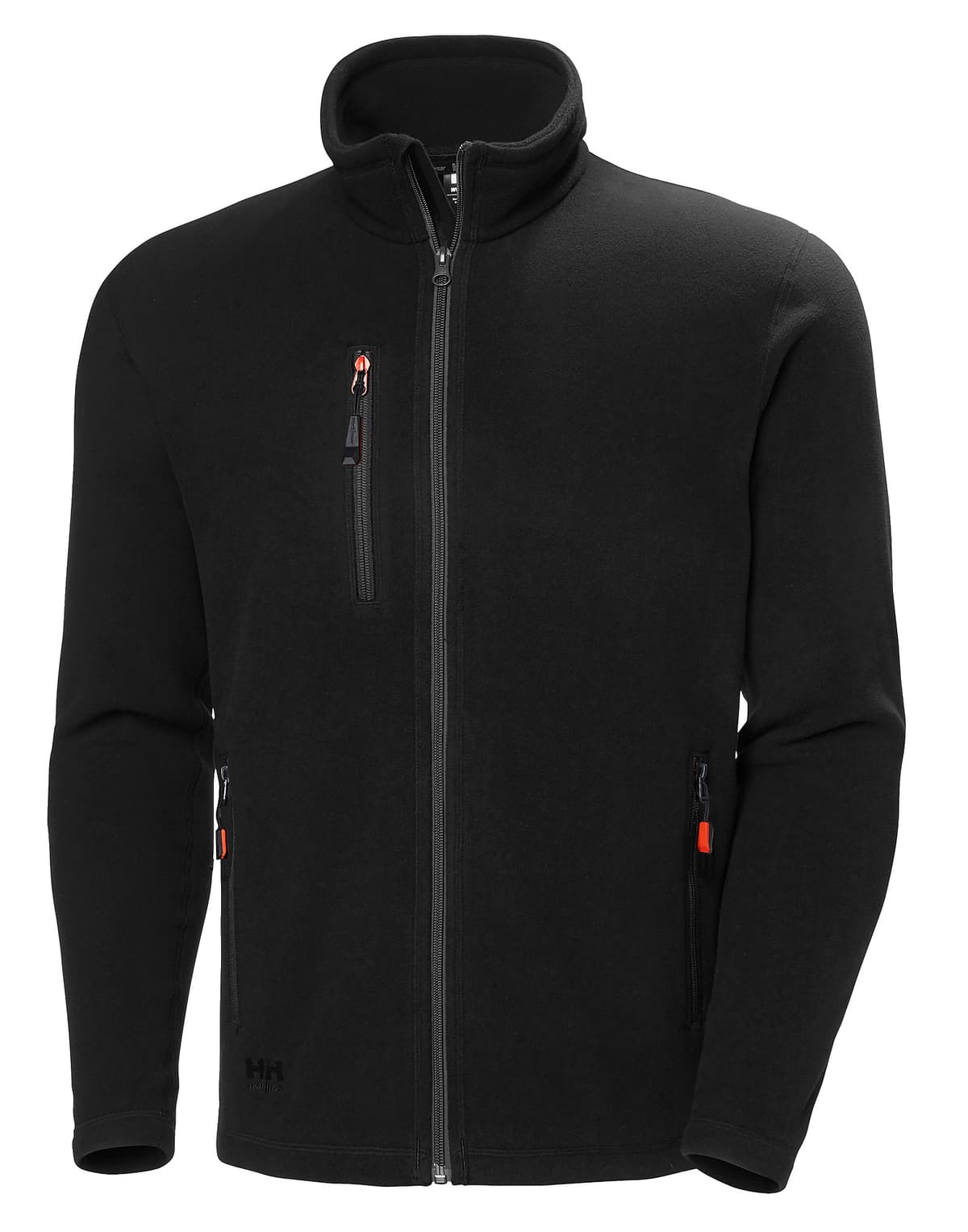 OXFORD FLEECE JACKET — BLACK