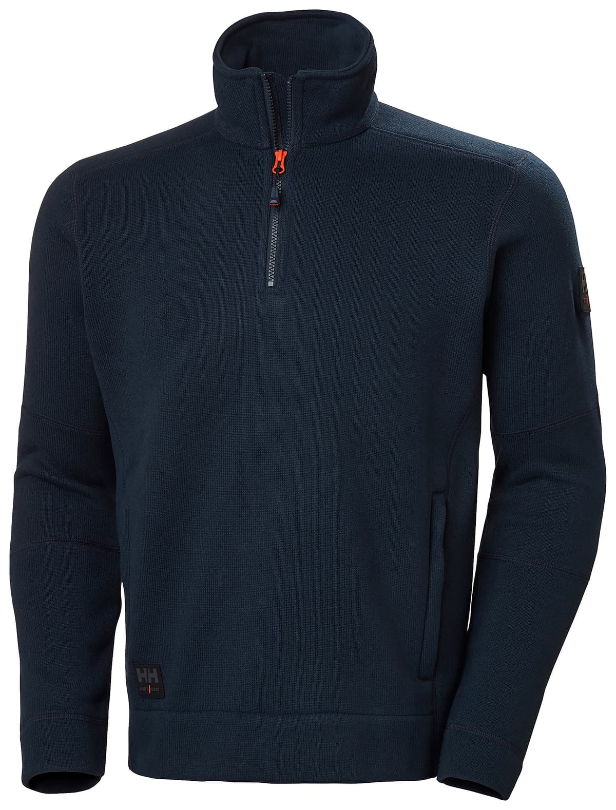 KENSINGTON HALFZIP KNIT FLEECE — NAVY
