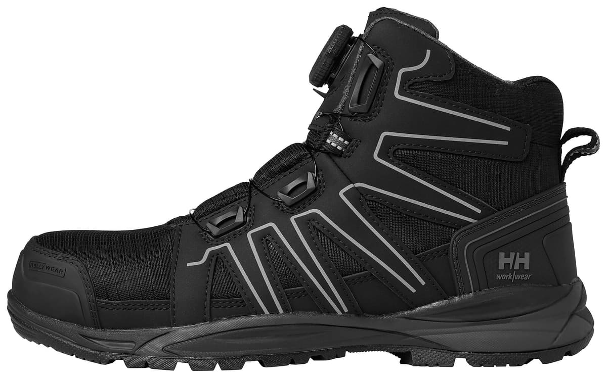 MANCHESTER MID BOA S3S — BLACK