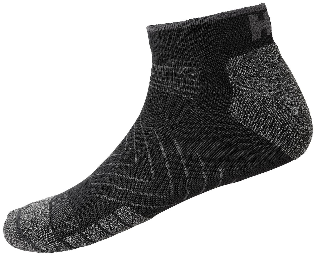 KENSINGTON SUMMER SOCK — BLACK