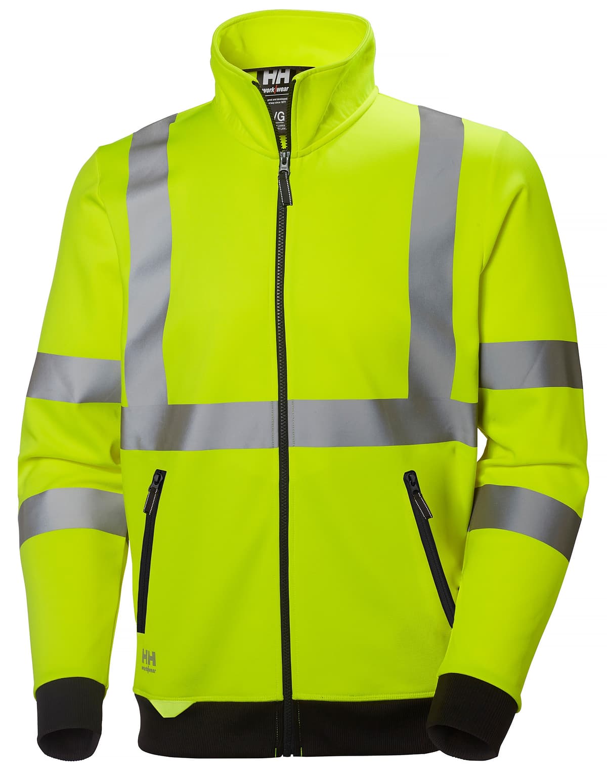 ADDVIS ZIP SWEATSHIRT — YELLOW