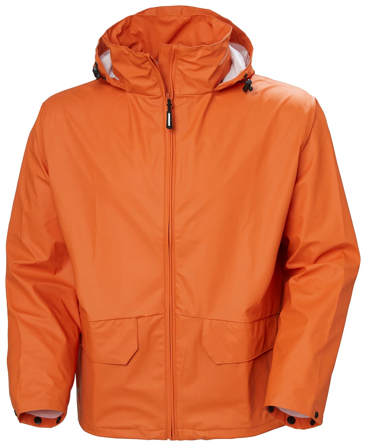 VOSS RAIN JACKET — DARK ORANGE