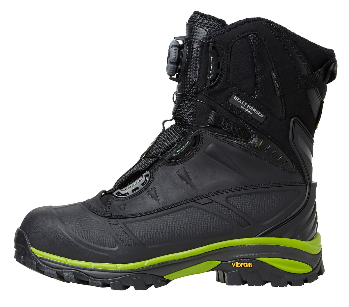 MAGNI WINTER TALL BOA SBHP HT — 994 BLACK/DARK LIME