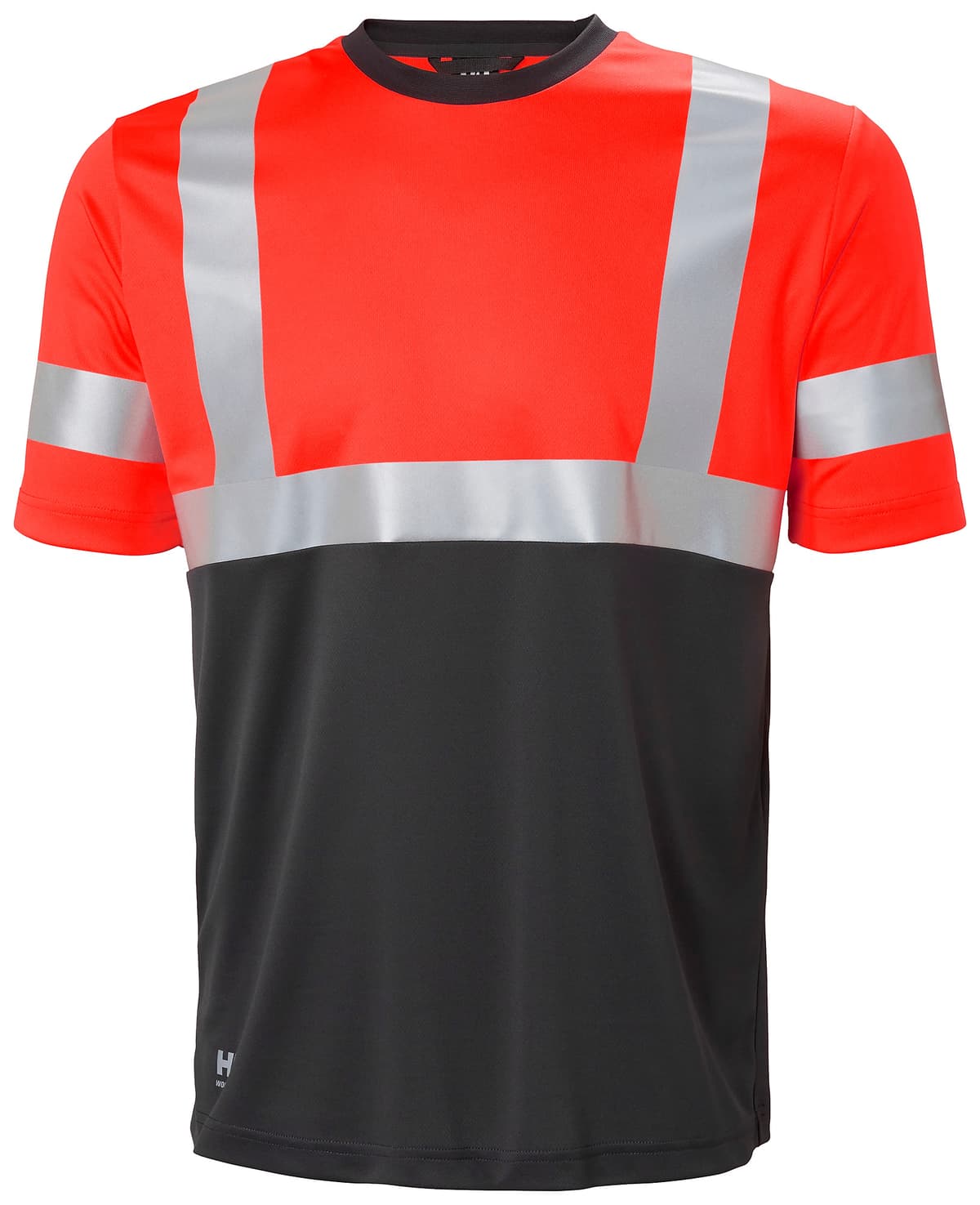ADDVIS T-SHIRT CL 1 — 169 RED/EBONY