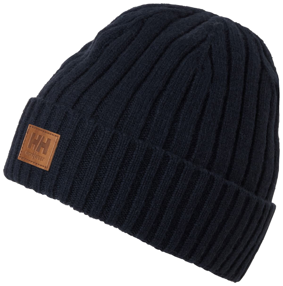 CLASSIC WOOL CUFF BEANIE — NAVY