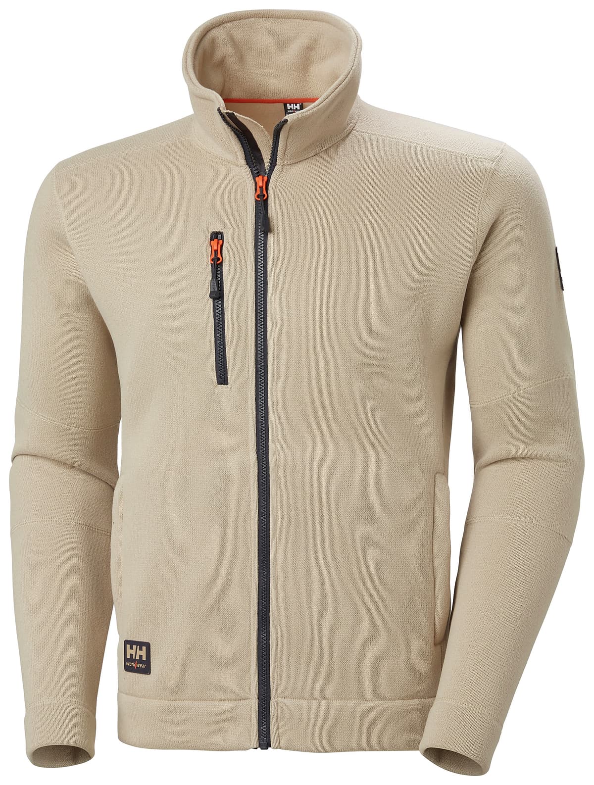 KENSINGTON KNIT FLEECE JACKET — SAND