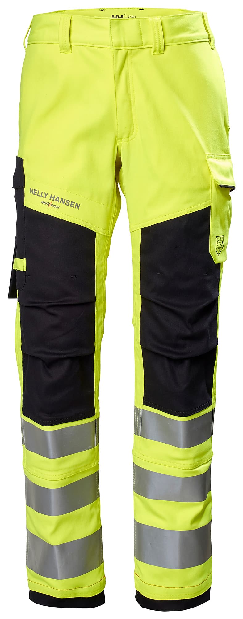 FYRE WORK PANT CL 2 — 369 HI VIS YELLOW/EBONY
