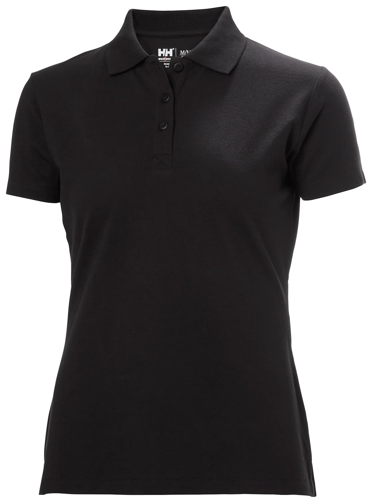 W CLASSIC POLO — 990 BLACK