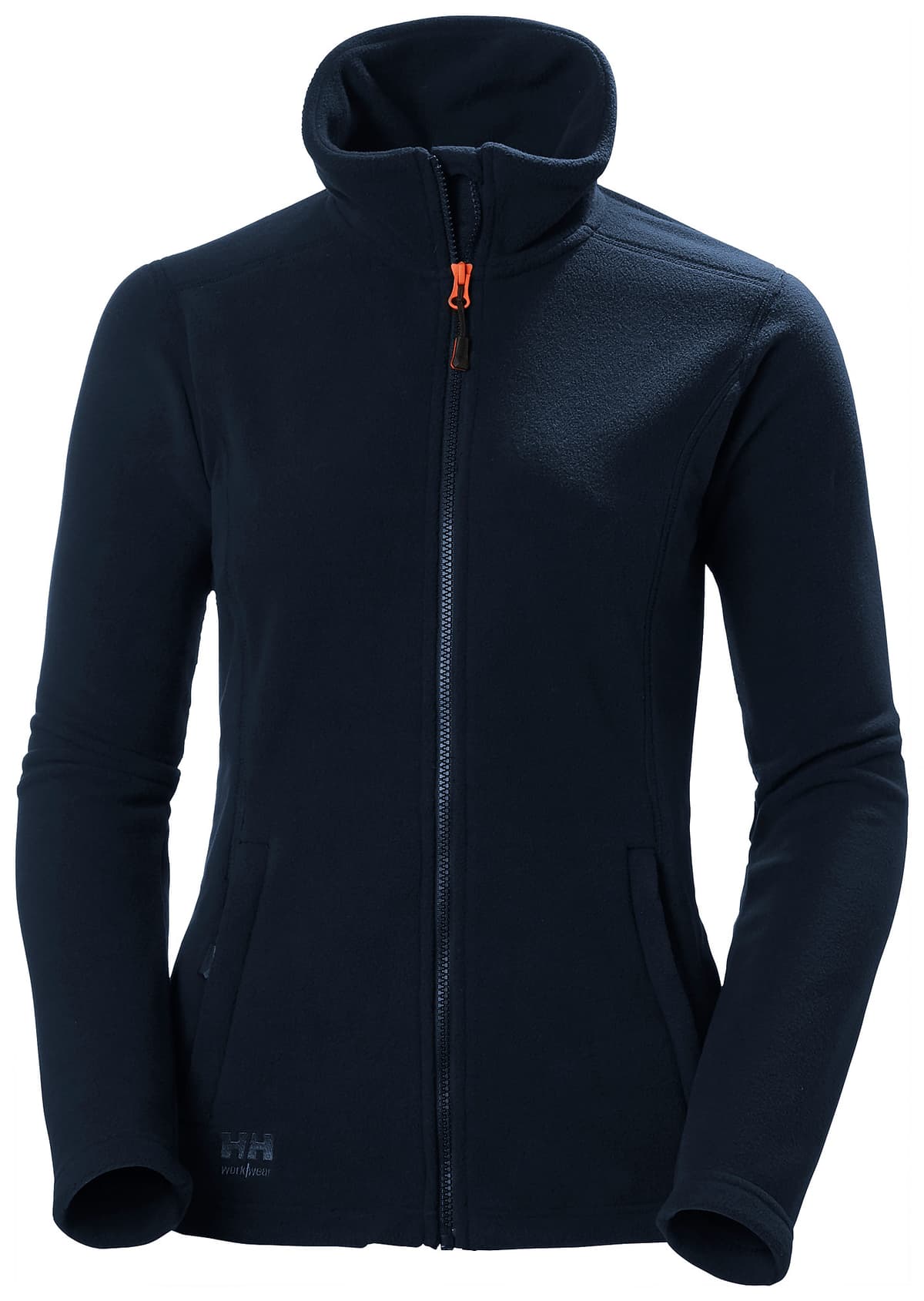 W OXFORD FLEECE JACKET — NAVY