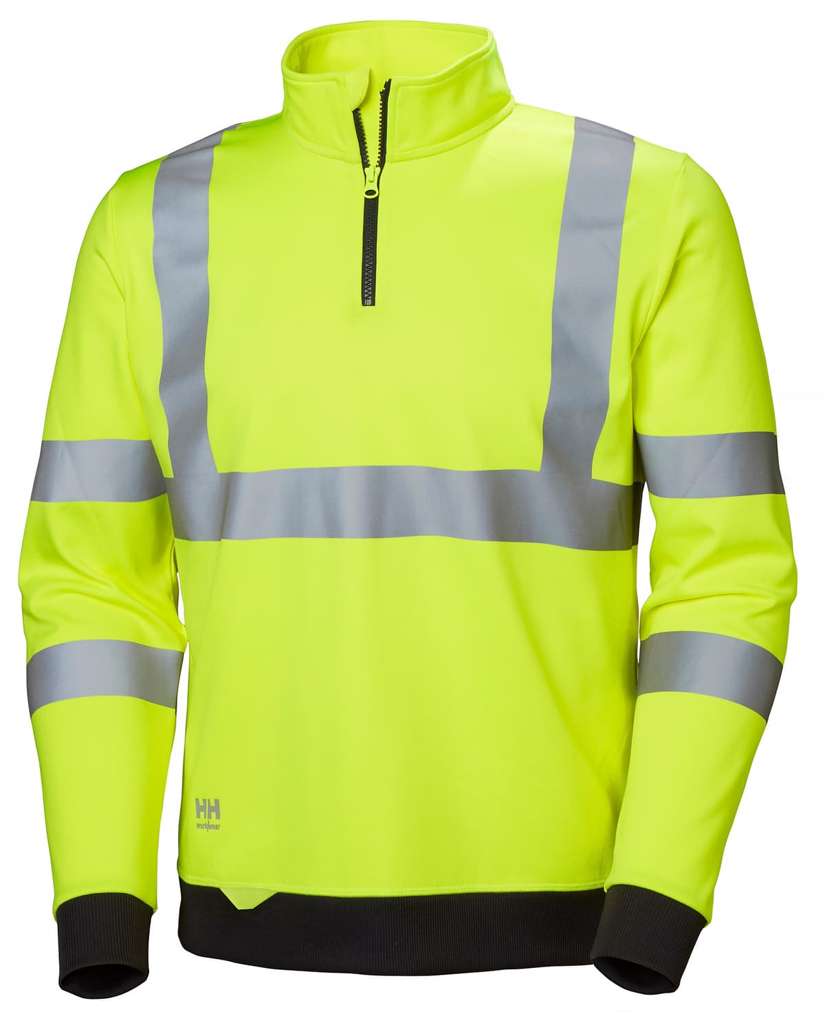 ADDVIS HALF ZIP SWEATSHIRT — YELLOW