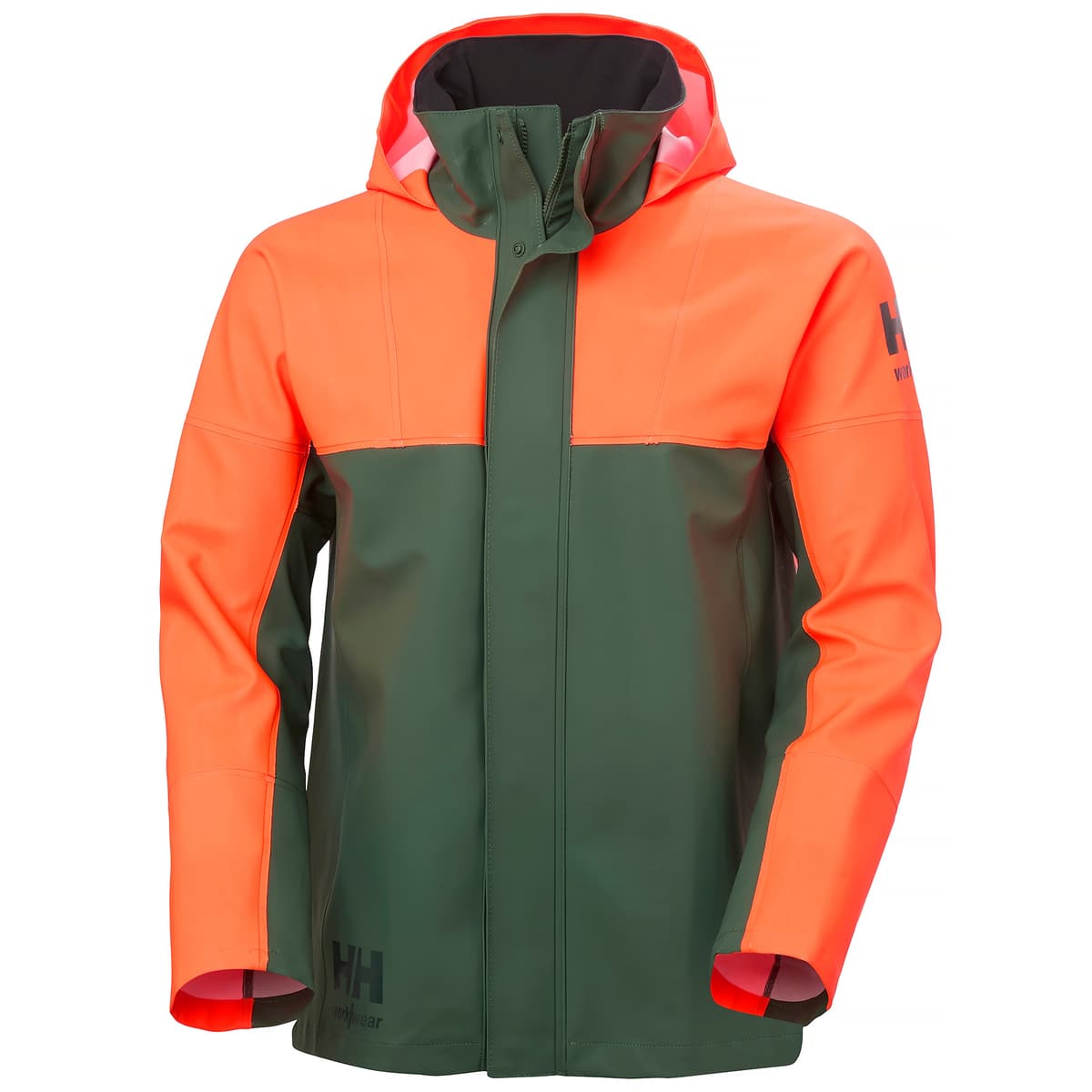 NJORD RAIN JACKET — ORANGE