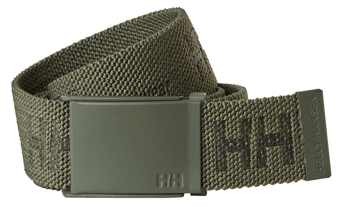 HH LOGO WEBBING BELT — GREEN