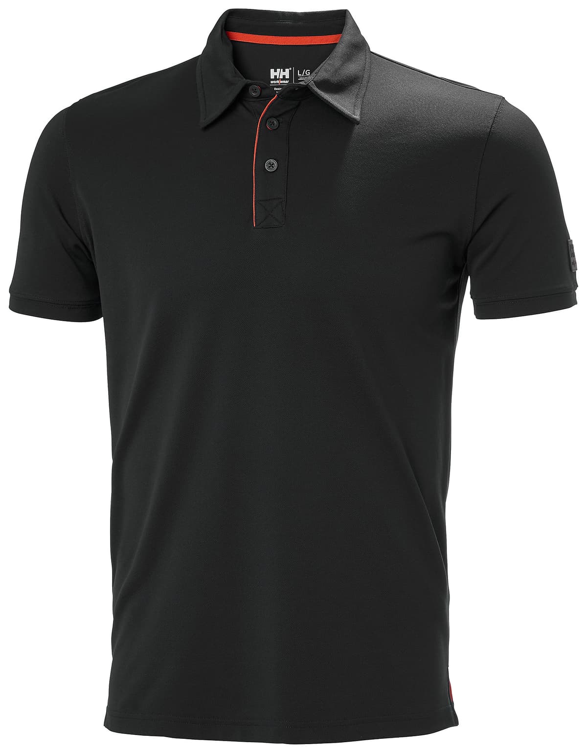 TECH POLO — BLACK