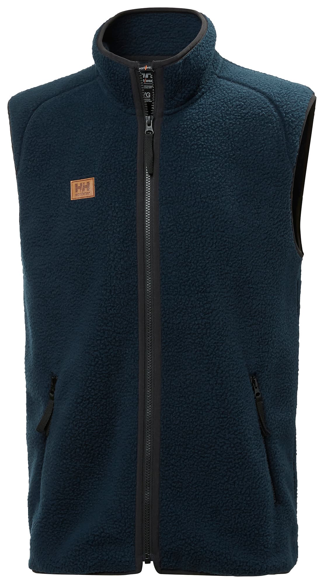 HERITAGE PILE VEST — NAVY