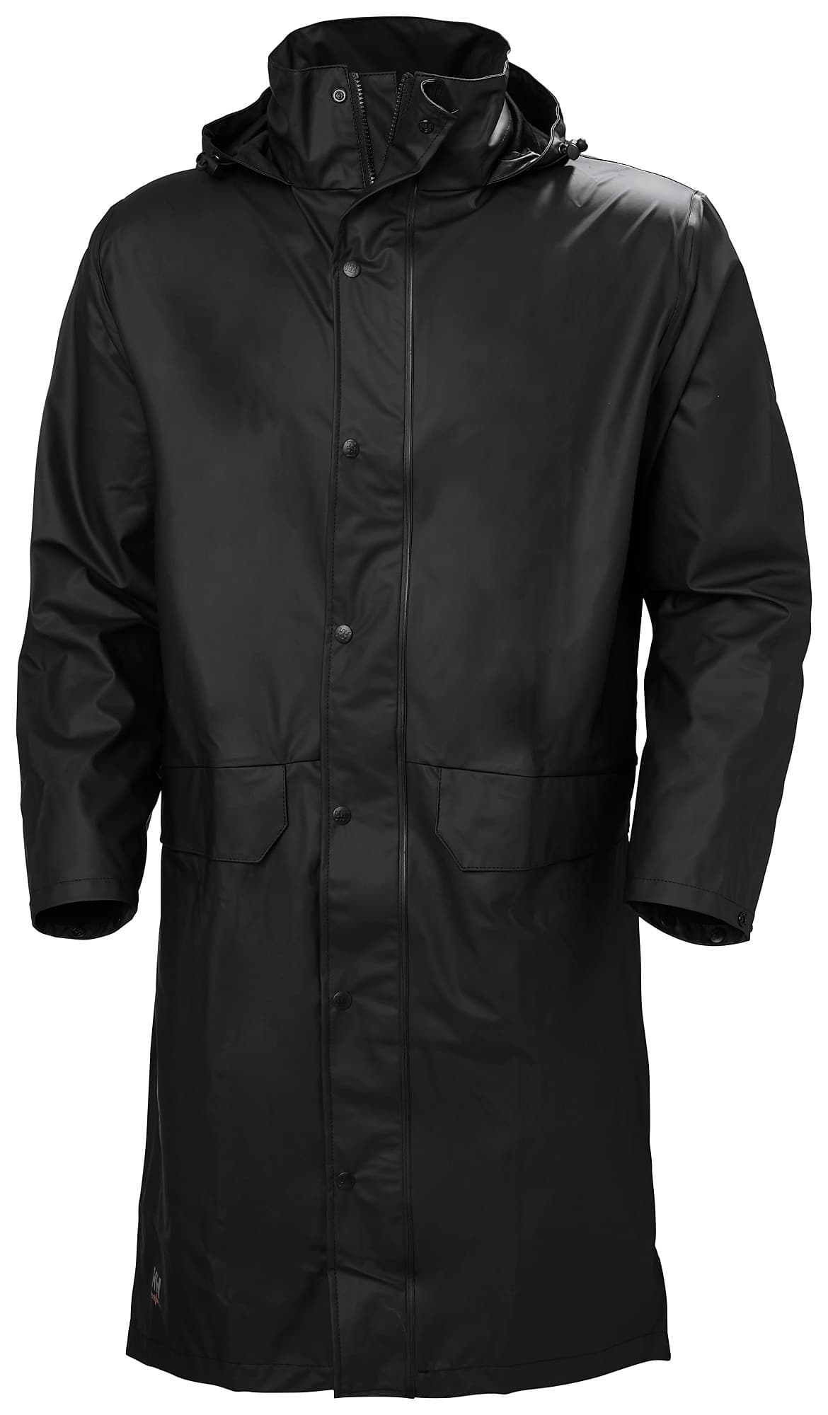 VOSS RAIN COAT — BLACK