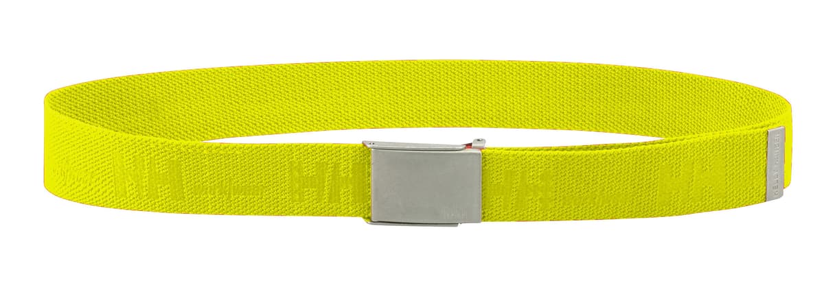 HH LOGO WEBBING BELT — YELLOW
