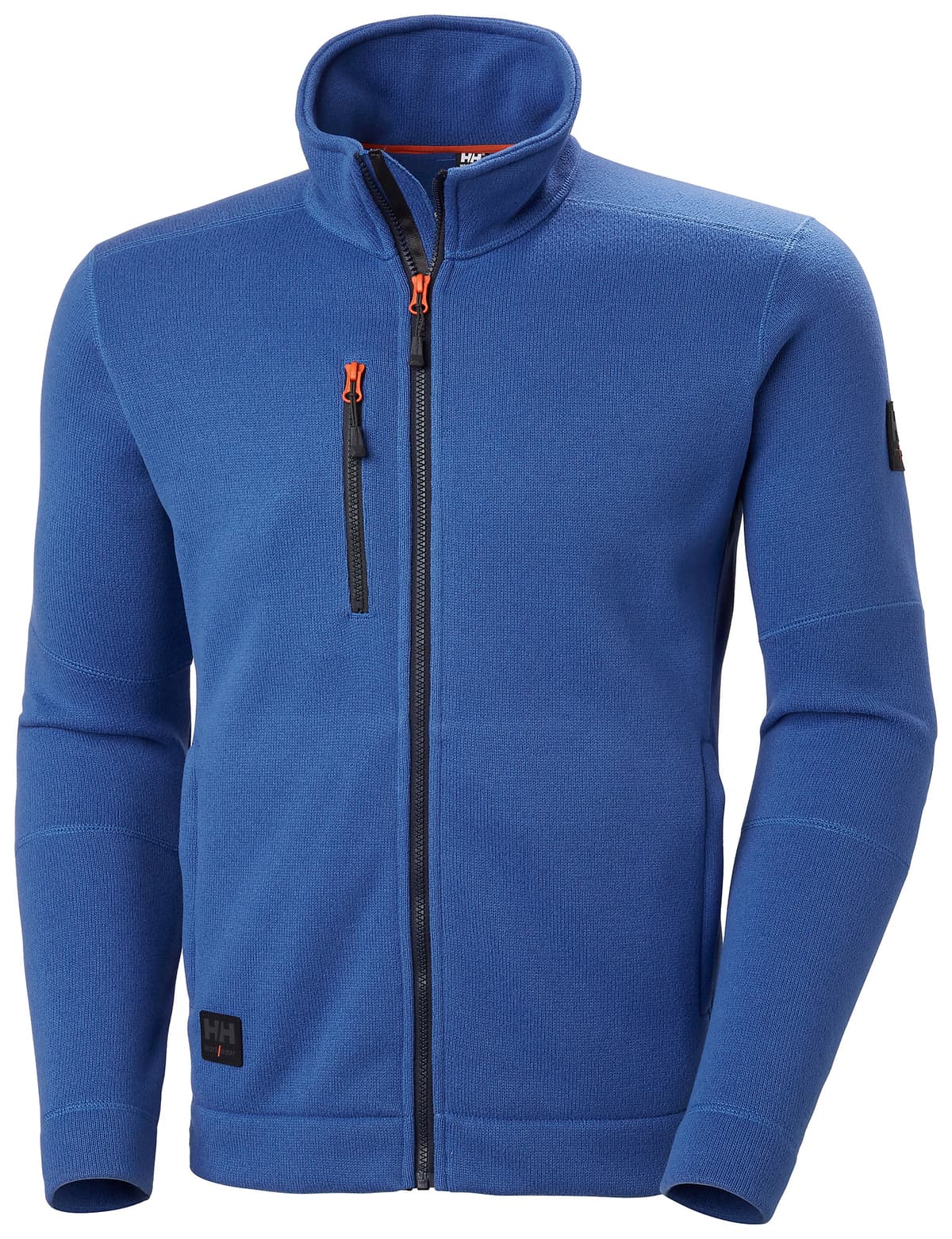 KENSINGTON KNIT FLEECE JACKET — STONE BLUE