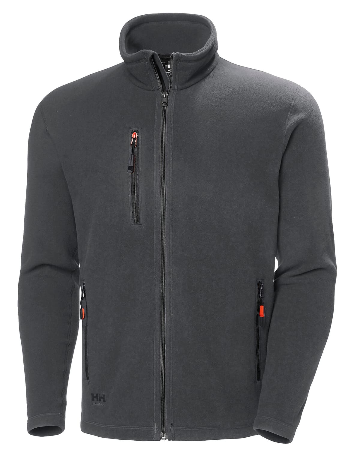 OXFORD FLEECE JACKET — DARK GREY