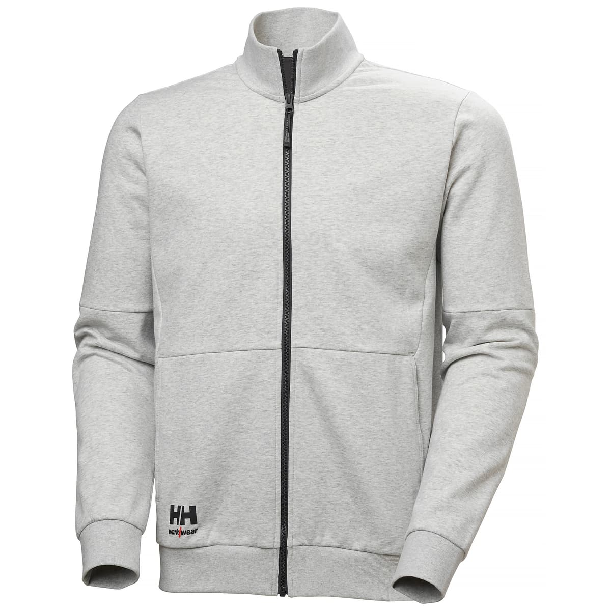 EVO ZIP SWEATSHIRT — GREY MELANGE