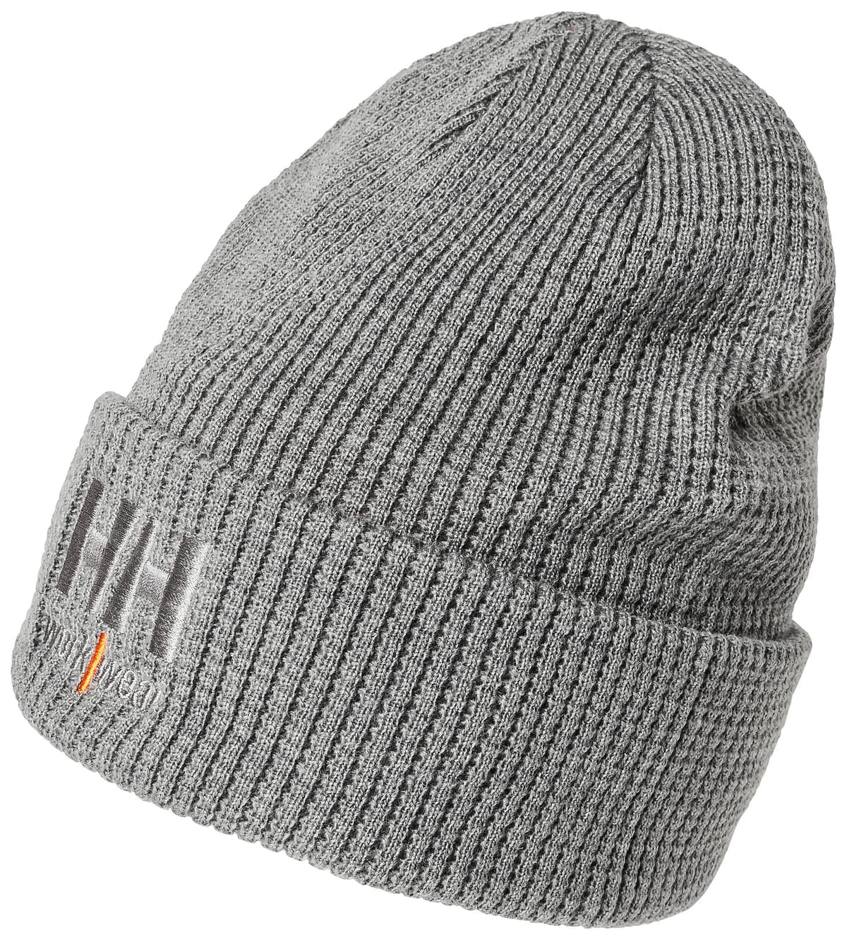 CLASSIC LOGO CUFF BEANIE — GREY