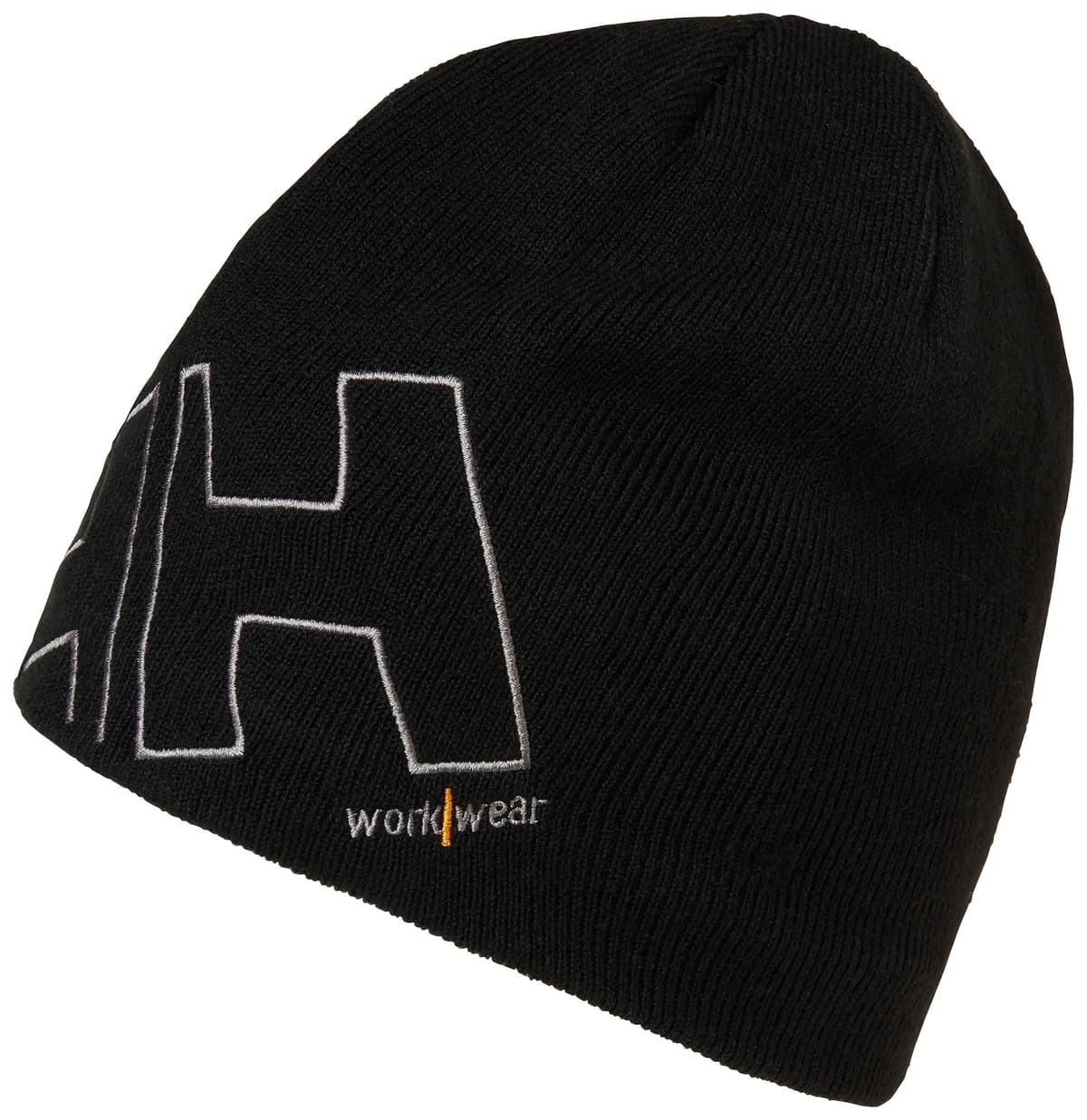 CLASSIC LOGO BEANIE — BLACK