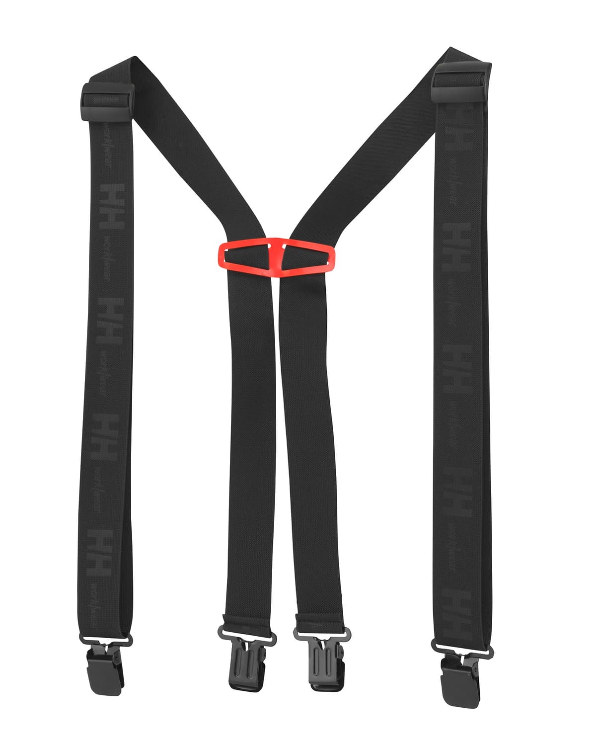 LOGO SUSPENDERS — BLACK
