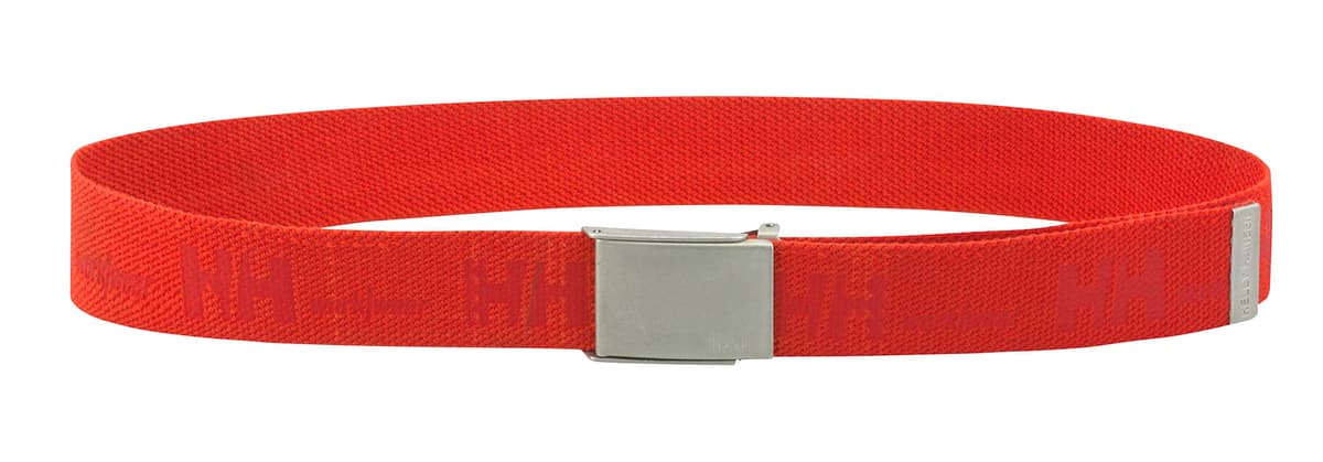 HH LOGO WEBBING BELT — ORANGE
