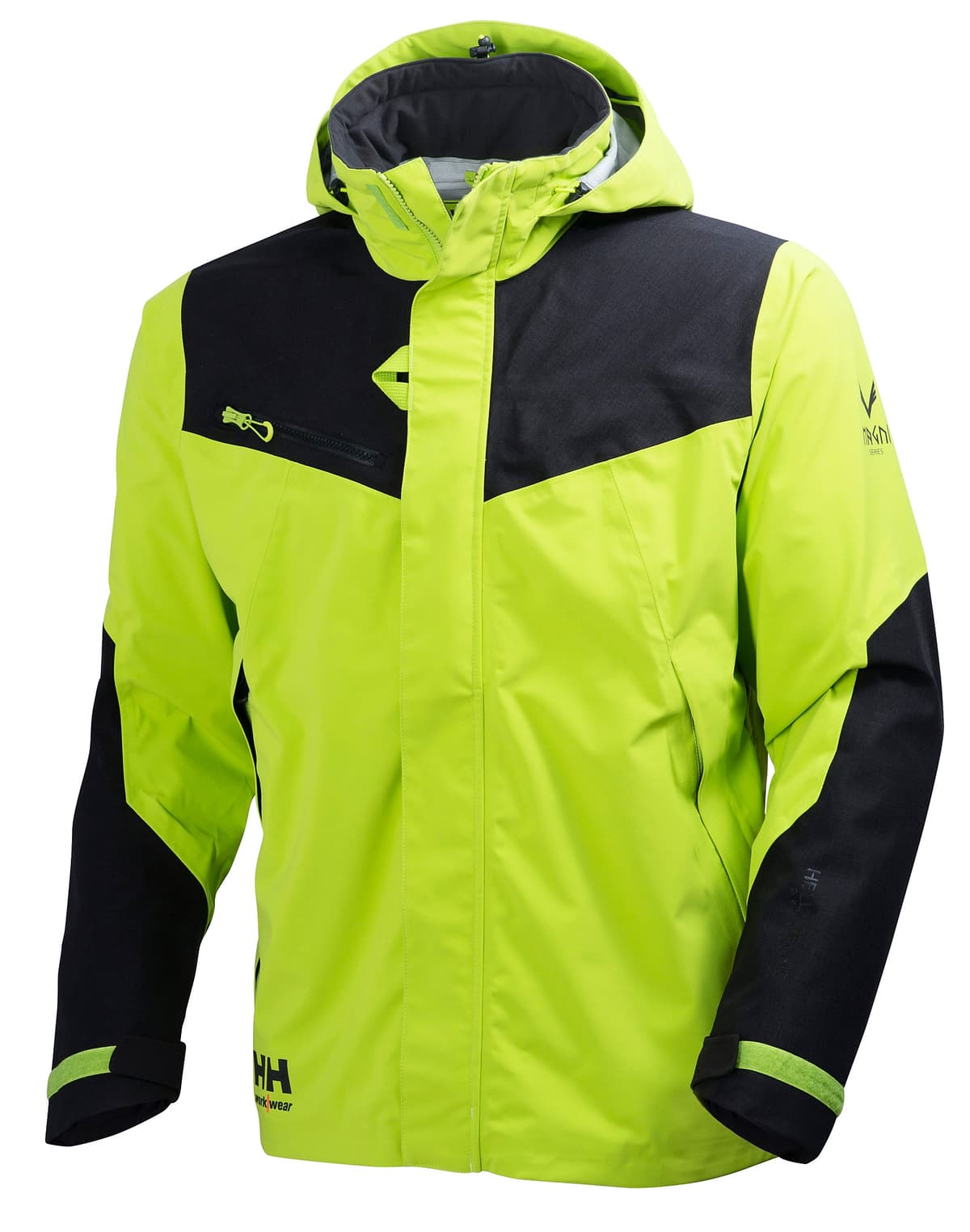 MAGNI SHELL JACKET — 439 DARK LIME