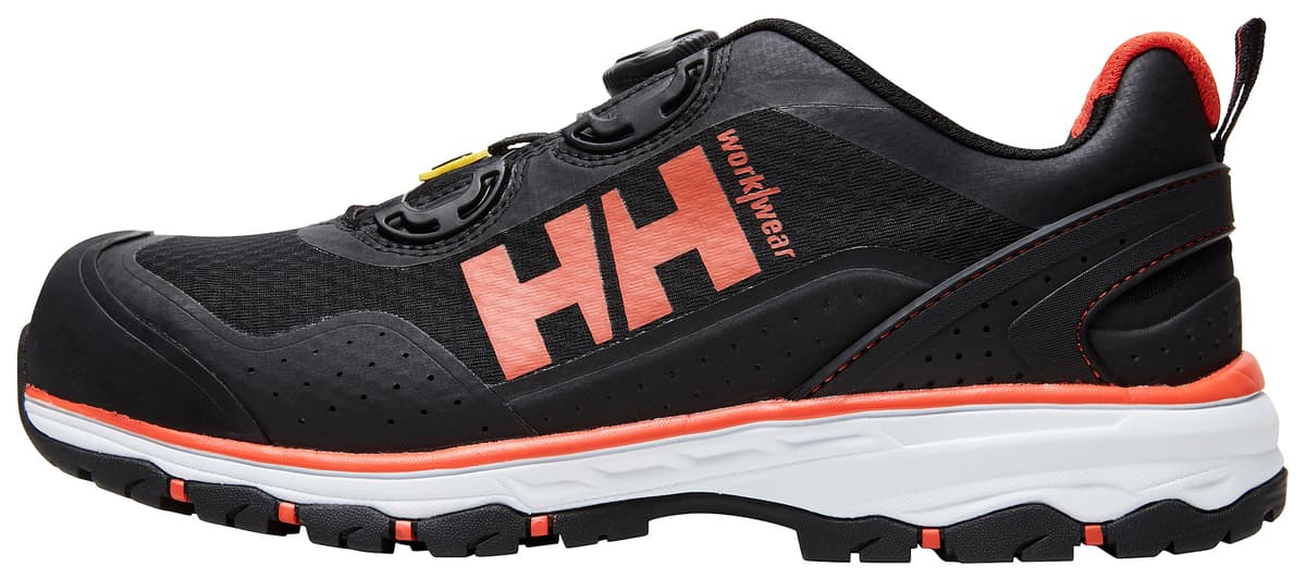 CHELSEA EVO LOW BOA S1P — 992 BLACK/ORANGE